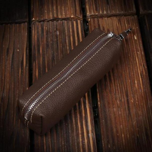 Genuine Cow Leather Men Women Key Bag Women Housekeepers Purse Key Chainwallet CLE