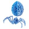 Classroom Prizes for Kids 3D Printed Articulated Skeleton Spider with Hollow Egg, Movable Joint Halloween Party Favors Figurine, Creepy Decor