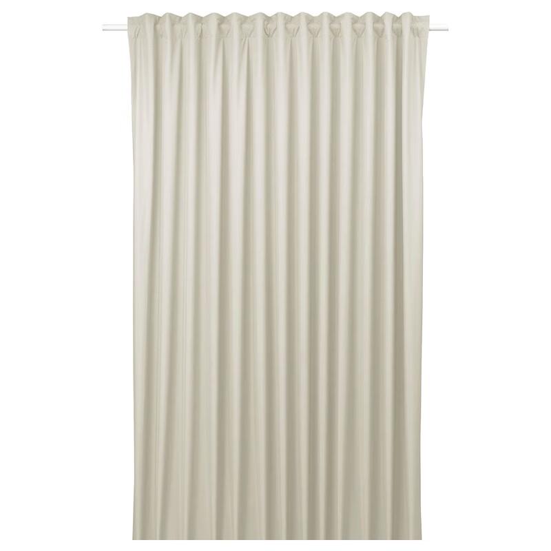 IKEA BERGENHET Blackout Curtain with Pleating Tape (210x250 cm)