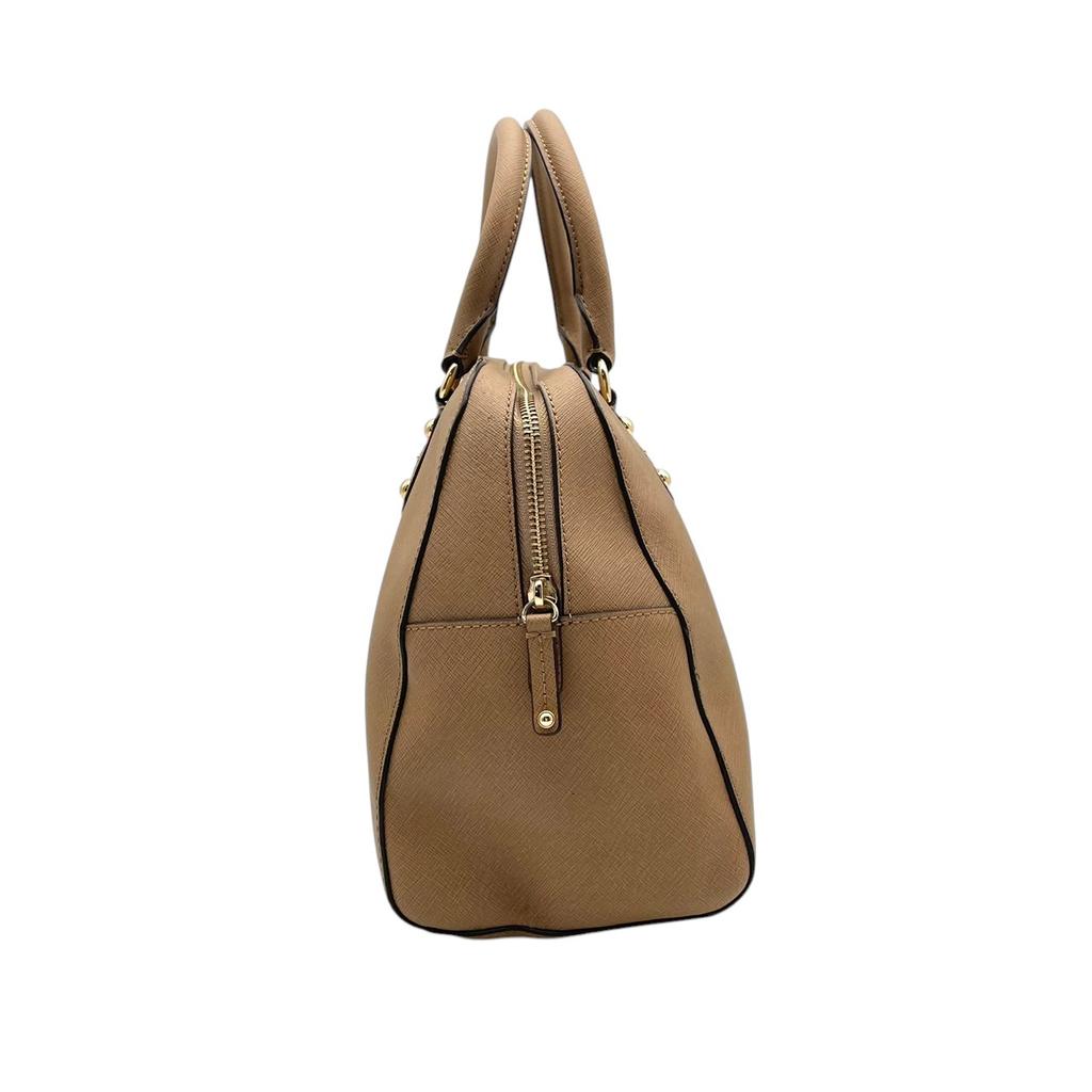 Used Michael Kors 2-Way Handbag/Shoulder BagHandbag beige leather Women