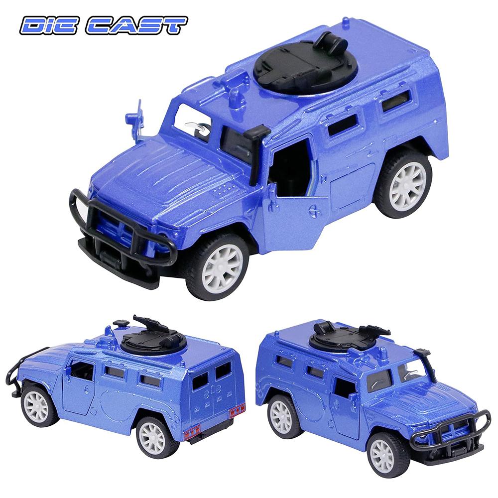 Armored Vehicle Tank Pull Back Car Toys for Kids Diecast Model Car with Opening Doors Car Vehicle Toy for Girls Boys