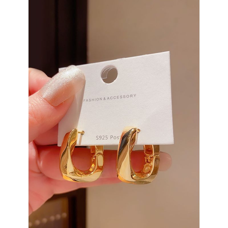 

Cool Style Fashion Retro Metal Lady Ear Clip Gold