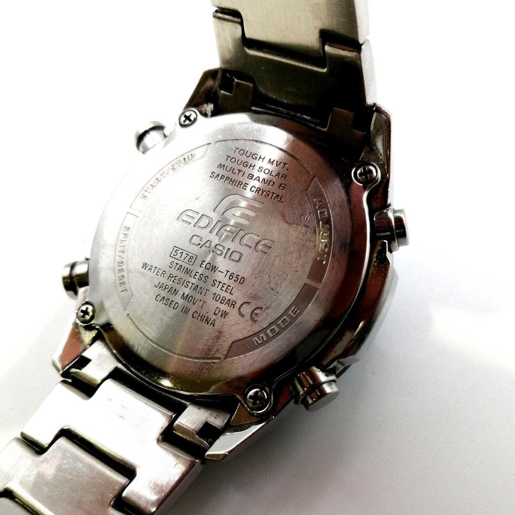 Used CASIO EQW-T650 EDIFICE Radio-controlled Solar