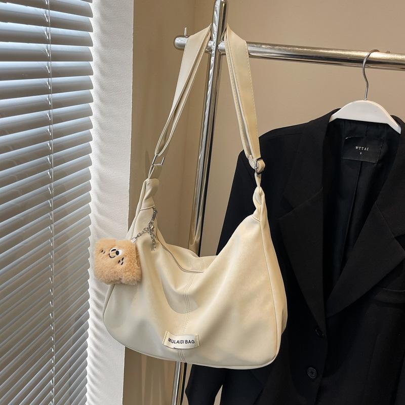 Large-capacity Fashionable and Textured Shoulder Bag Women's 2025 Spring New Niche Simple Ins Messenger Bag Tote Bag