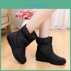 Cozy New Fashion Women Warm Snow Shoes With Soft Sole And Cotton Lining For Winter