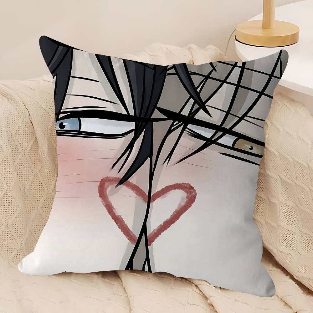 

Anime Low Tide In T-Twilight Cushion Cover Inches Farmhouse Decor Home Throw Pillow Covers For Couch Decorations 12x12Inch