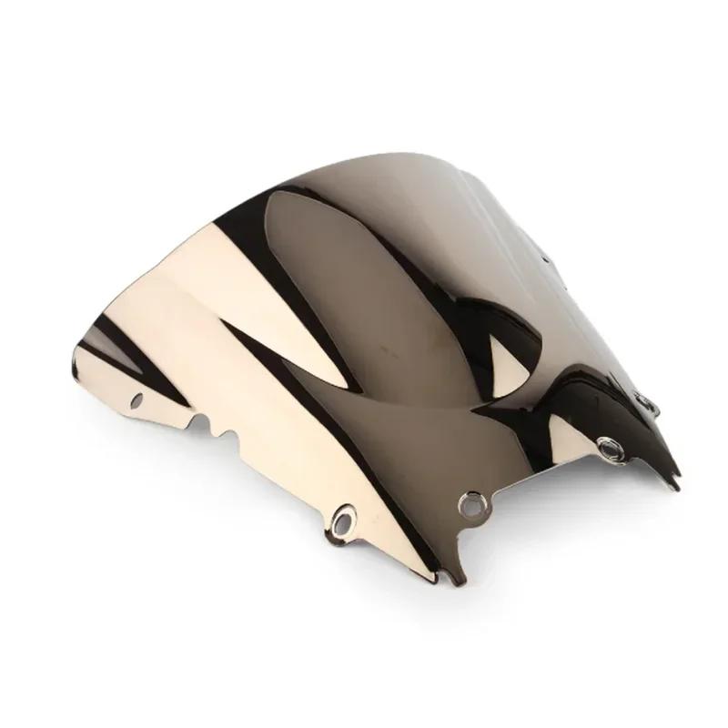 Motorcycle Wind Deflector For Yamaha YZF R6 600 1998 1999 2000 2001 2002 Screen Double Bubble Windshield Protector Windscreen
