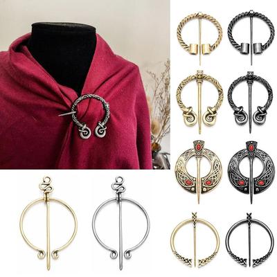 Bufanda Broche Joyería Moda Aleación Pin para Chal Broche Abrigo Medieval Comercial