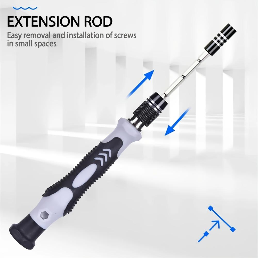 115-in-1 Magnetic Screwdriver Set - Precision Repair Kit for Electronics, Phones, Laptops & Watches, Chrome Vanadium Steel with Anti-Slip Handle