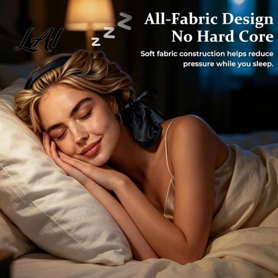 Women No Heat Curlers Hair Curling Headband with Scrunchies Curler Band Adjustable Drawstring Overnight Tool for Long Thick Sleeping