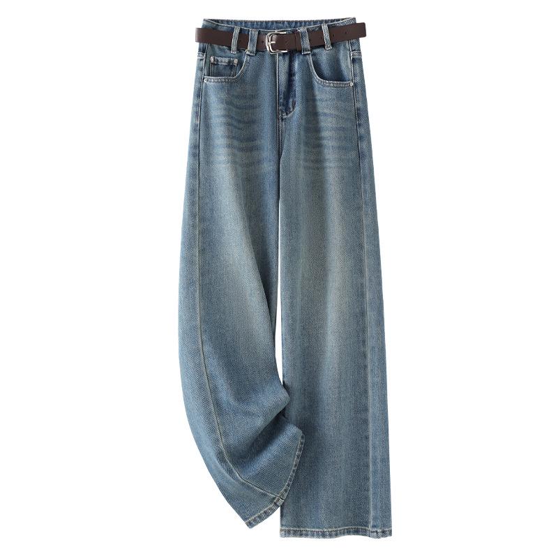 

Petite Fleece-Lined Wide-Leg Jeans for Pear-Shaped Women - Autumn/Winter 2024 Collection M