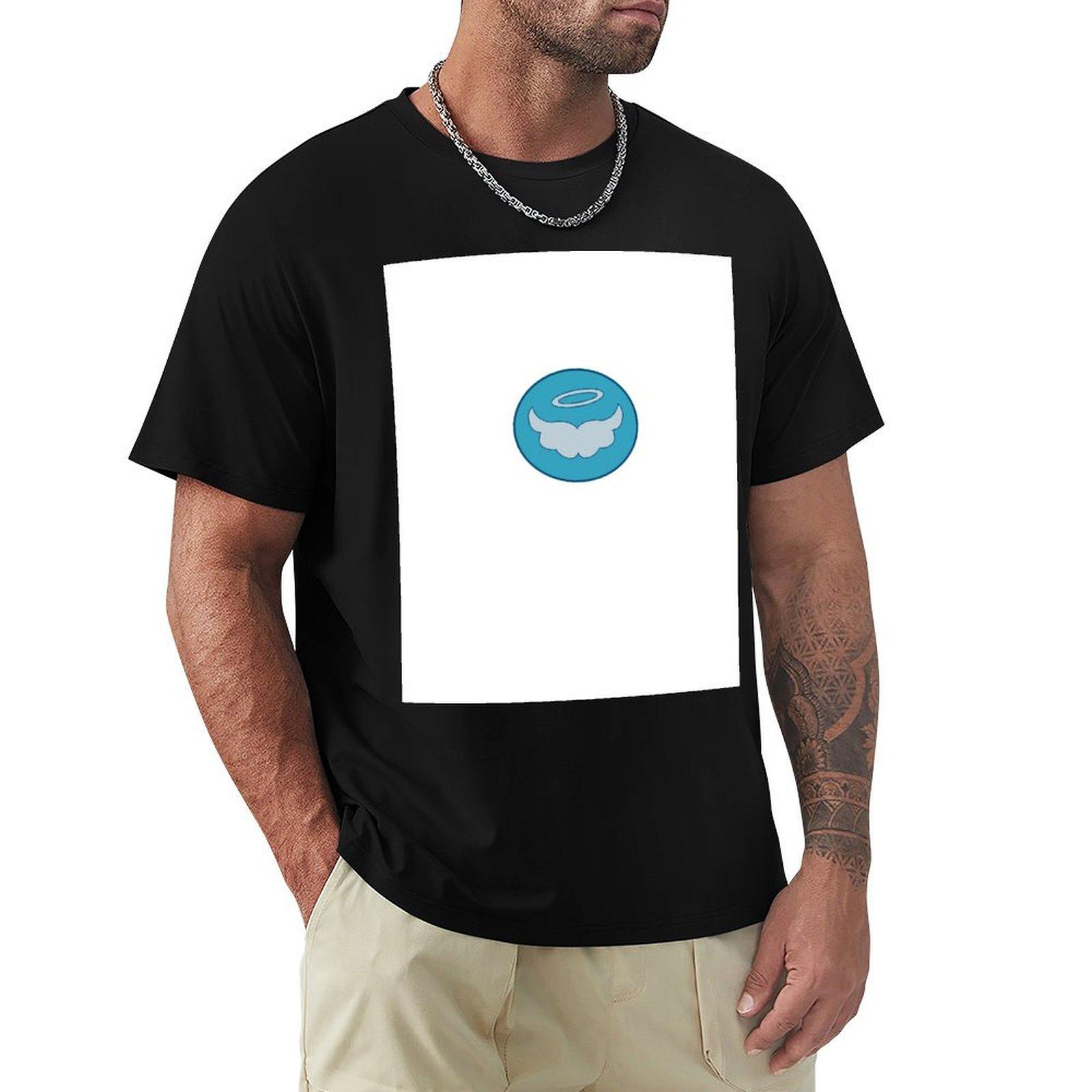 

Angel Logo TShirt anime stuff custom shirt summer 2025 mens t shirts top quality 4XL