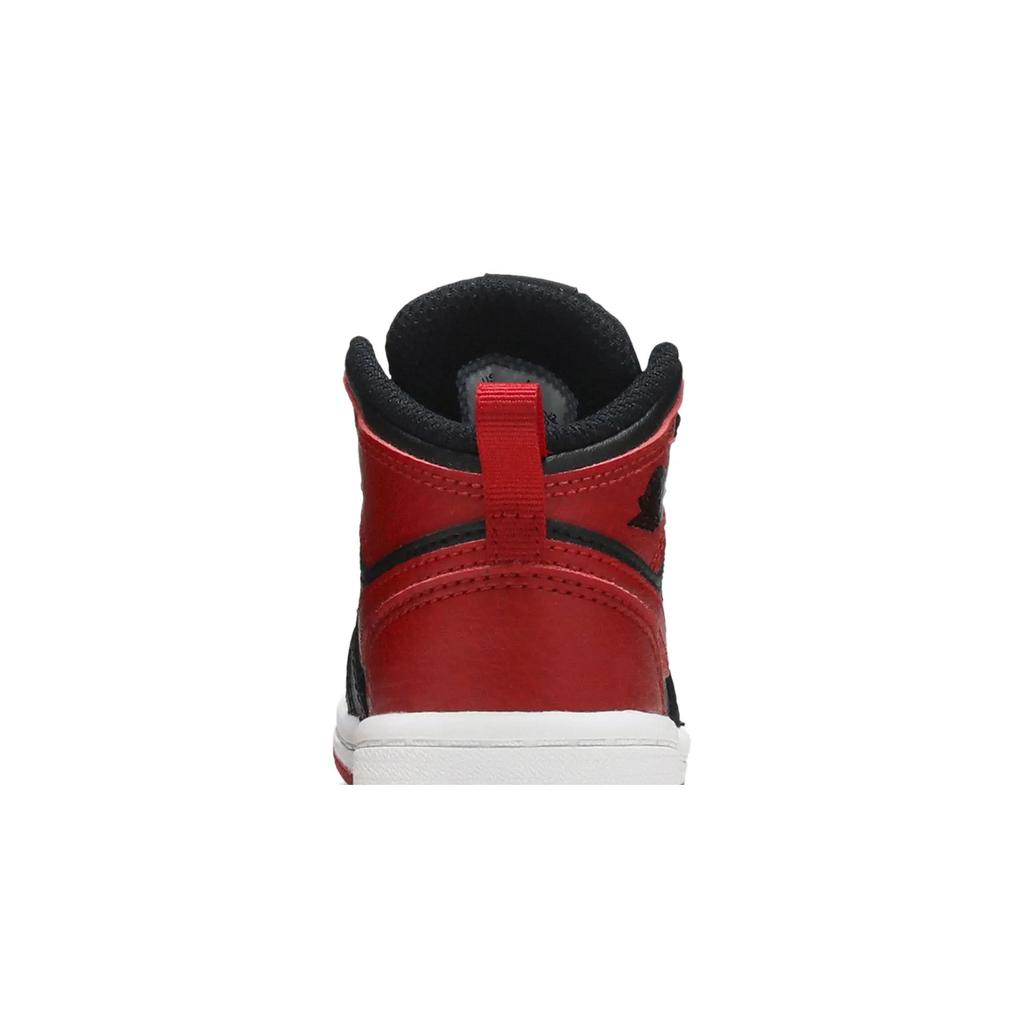 Air Jordan 1 Mid Toddler 'Banned' (Unisex) Black / University Red / Black / White Toddler Shoes 640735 074