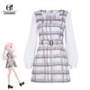 Bang Dream! Ave Mujica Anon Chihaya Cosplay Costume Anime Plaid Women Dress Halloween Jk Uniform