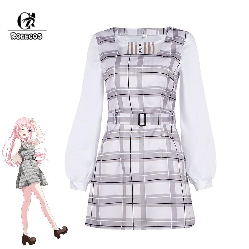 

Взрывная мечта! Ave Mujica Анон Чихая Косплей Костюм Аниме Клетчатое Женское Платье Хэллоуин Jk Униформа M