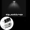 For Audi S4 2Pcs Led Car Logo Door Welcome Light For Audi A4 A6 C6 C7 A5 A7 A8 Q3 Q5 Q7 TT S3 S6 RS3 RS4 RS5 Sline Quattro Auto Accessories