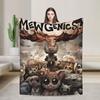 Mewgenics Catapocalypse Tank Top Blanket Fleece Printed  Portable Soft Throw Blankets for Sofa Office Bedspreads