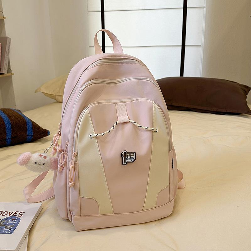 Schoolbag American retro campus schoolbag junior high school girl high school student backpack male tide large capacity travel light backpack