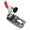 1 Set 35mm Hinge Boring Jig Kit, Concealed Hinge Drilling Guide Jig, Aluminum Alloy Hinge Hole Opener Template Puncher Locator for Door Cabinets