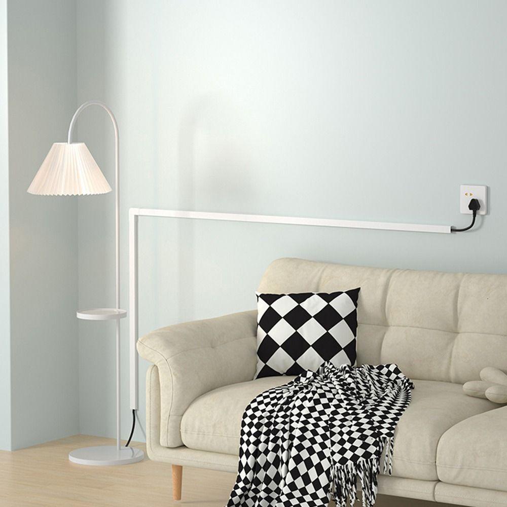 1m Cable Trunking Self-Adhesive Cord Protector High Quality Electric Wire Slot  Floor