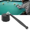 Pool Cue Chalk Holder Cover Octagonal Design Lightweight Black Plastic Pool Chalk Holder for Billiard