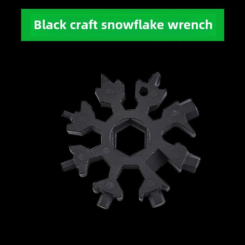 

Многофункциональный гаечный ключ-снежинка 18 в 1: Легкий стальной инструмент с восьмиугольными и шестиугольными элементами