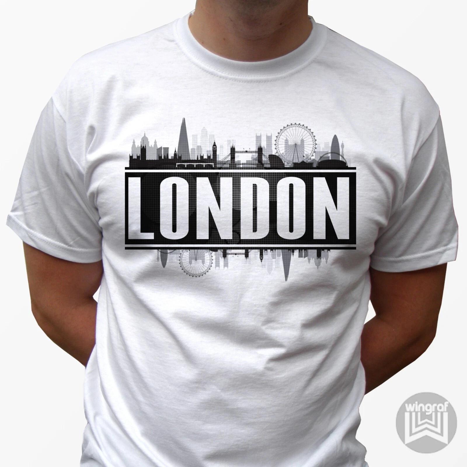 

London kids boys T-Shirt England top Great Britain tee GB art gift s s kids sizes 110