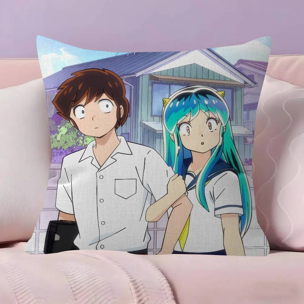 Urusei Yatsura Anime 4545cm Cushion Cover Pillow Cover Decor Pillowcase Home Pillowcase for Couch Pillow