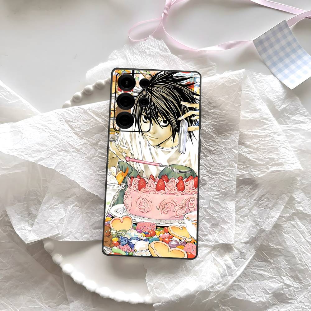 Japan Anime Death Note Phone Case For Samsung S 24 Fe 25 Ultra Plus 20 Lite 21 30 22 23 24 22 Ultra 5G Fundas