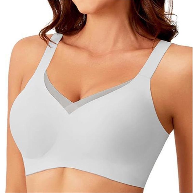 Seamless Push-Up Wireless Bra for Large Busts - Anti-Sag, Comfortable Women's Underwear