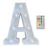 Colourful LED Letter Lights with Remote 4 Flashing Modes Adjustable Easy to Hang Party Bar Decorations Light