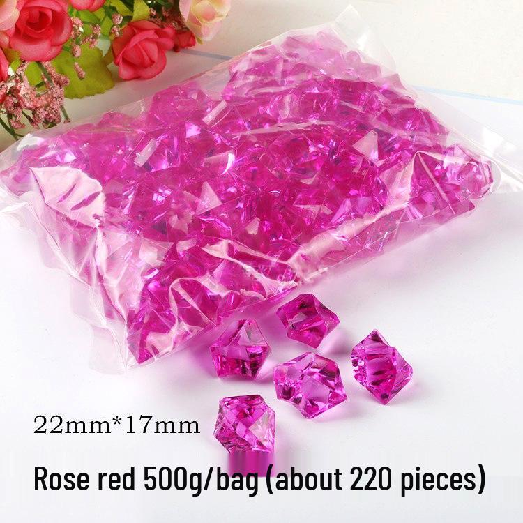 Seven-Color Acrylic Crystal Stones for Fish Tank Decoration and Amusement Park Props