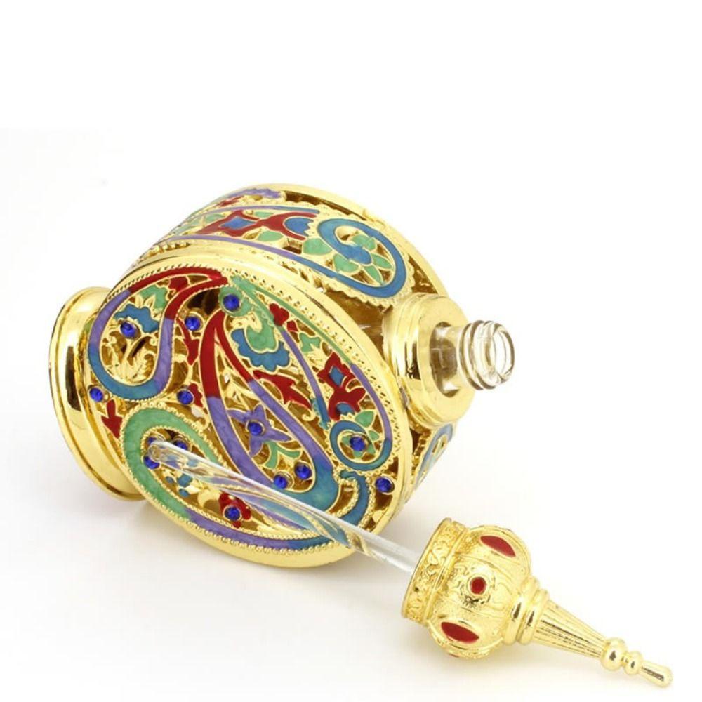 East Wedding Metal Antique Dropper Bottles Essential Oils Bottle Refillable Bottles Perfume Bottle