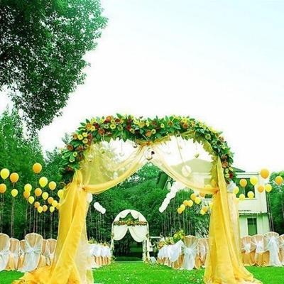 500CM*48CM Tissu Organza Cristal Transparent Rouleau de Tulle Pour Emballage Cadeau Maison Décoration d'Allée de Chaise de Cérémonie de Mariage Artisanat