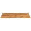 Massive Mangoholz-Schreibtischplatte mit Ausschnitt 110 x 80 x 2,5 cm