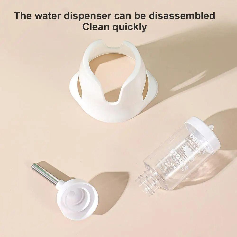 Large Capacity Automatic Feeder with Stand Holder Pet Eating Utensils Hamster Water Dispenser