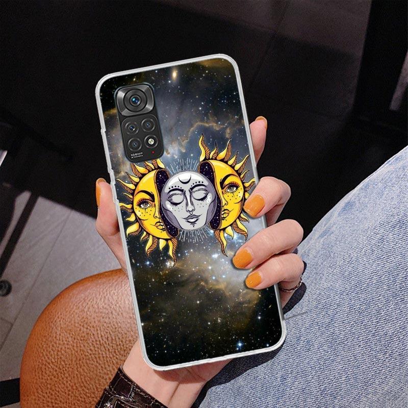 Funny Sun Moon Face Phnoe Case for Phnoe Case for Xiaomi Redmi Note 15 14 14S 13 Pro Plus 12 12S 11S 11E 10S 10 11T 5G Unique Co