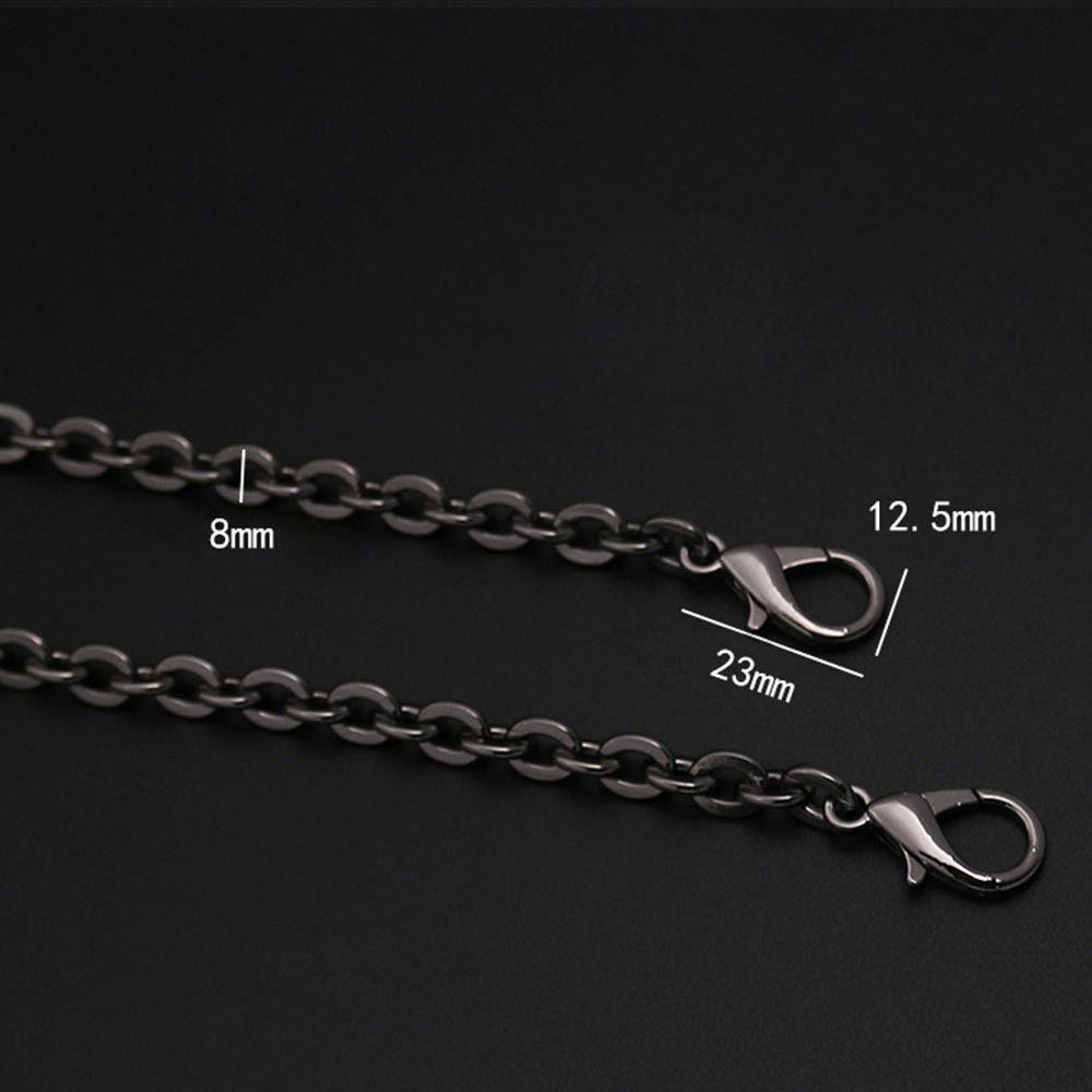 DIY Bag Accessories Gold Silver Black Metal Bag Chains Adjustable Luxury Crossbody Chain Single Shoulder Strap
