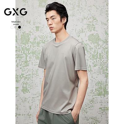 GXG Men's Round Neck Short Sleeve Knit T-Shirt