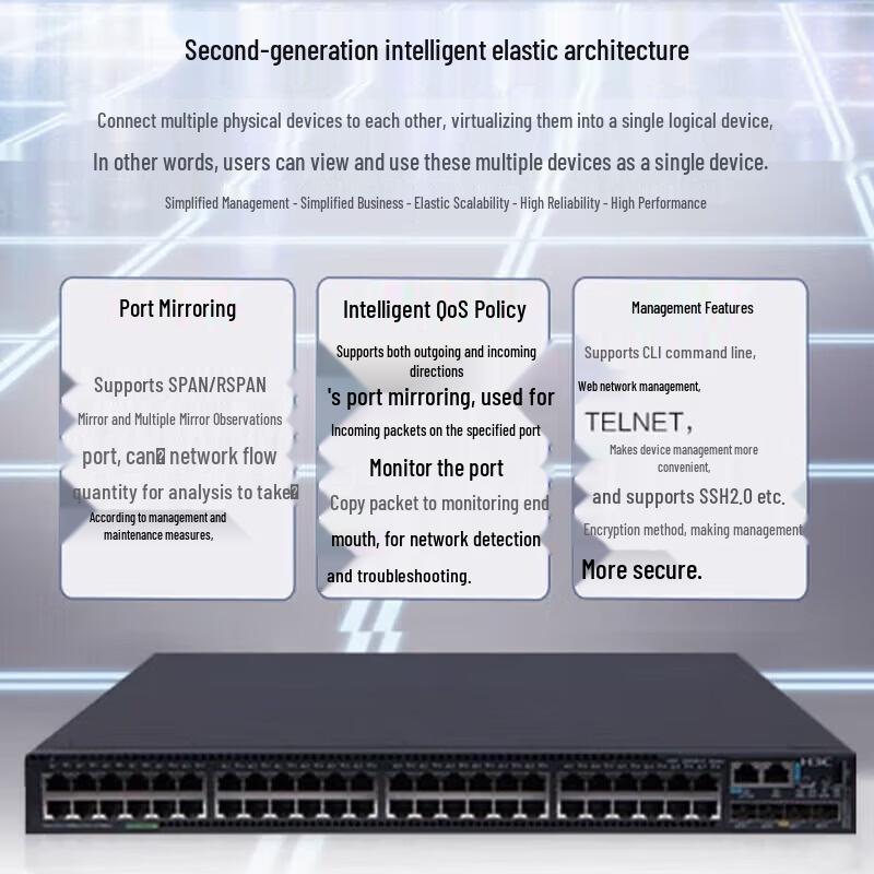 H3C S5560-54C-EI-G-H1 High-Performance Ethernet Switch