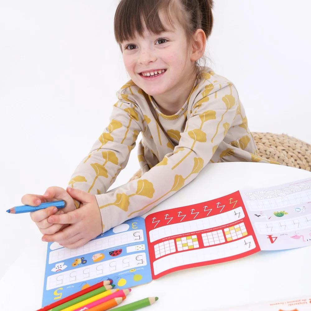 Looong Coloring Books - Ready To Write. Numbers 5+