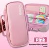Lock Pencil Case Portable Password  Boy Canvas Pencil Bag Large Capacity Pencil Cases Student Stationery Bag Pen Case Gifts