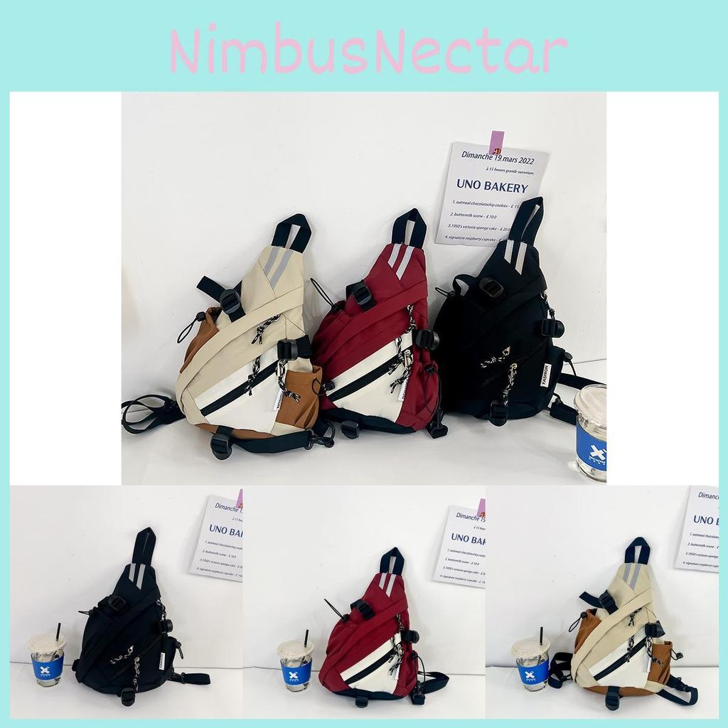 Breathable Trendy And Unisex Childrens Chest Bag In Striped Pattern For Daily Use