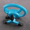 360° Automatic Rotating Nozzle Garden Sprinkler with Base Three-Prong Quick Coupling Lawn Irritation System Effective Watering