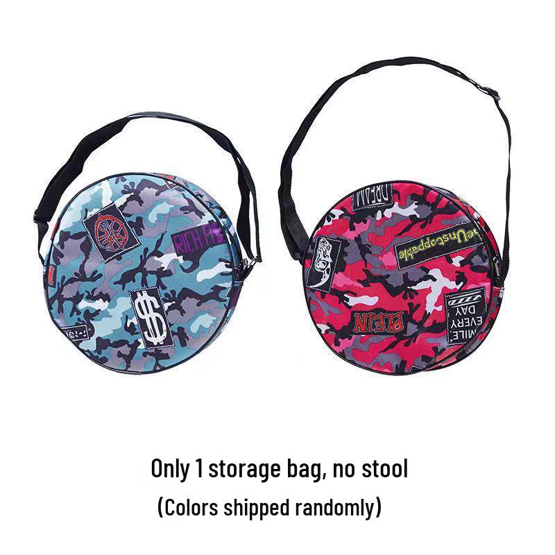 

Регулируемый телескопический складной дорожный стул - Портативное уличное сиденье для ожидания в очереди, поезда или рыбалки.