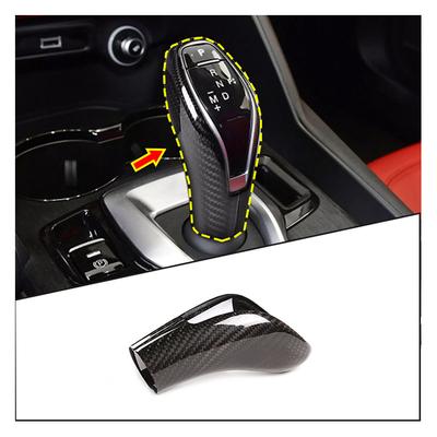 AKLW 100% Dry Carbon Fiber Gear Shift Cover for Alfa Romeo Giulia/Stelvio 2020-2023
