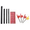 4Pcs Lathe Boring Bar Turning Tool Set S07K/S08K/S10K/S12M-SCLCR06 & T8 Wrenches