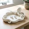 Animal Succulents Pot 3D Printed Octopus Jewelry Tray for Small Items, Ocean Theme Tabletop Shelf Organizer Storage Tray, Multifunctional Desktop