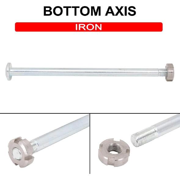 Axle Bolt Jack Shaft with Nut for Sur Ron Surron LBX, Bottom Middle Center Axle for Sur Ron X Electric Dirt Bike