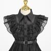 Girls Halloween Cosplay Costume Dress Movie Kids Gothic Dancing Vestidos Party Outfits Dress